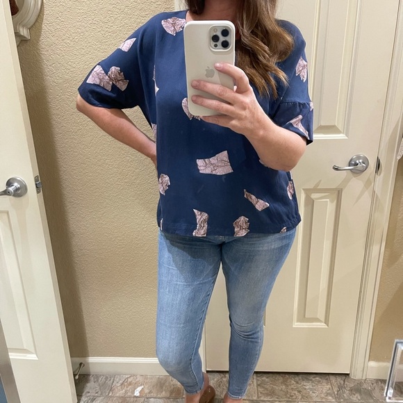 Elk the Label oversized printed top - Picture 10 of 10